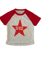 INLOVEATWAR STAR CROP TOPS